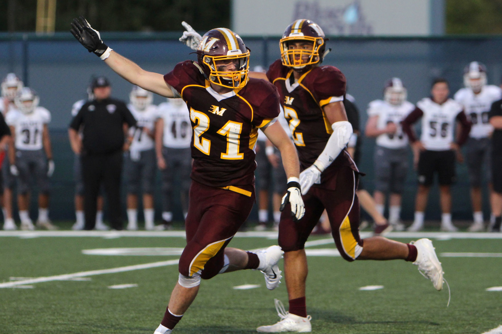 Holmen at Menomonie football 8-29-19